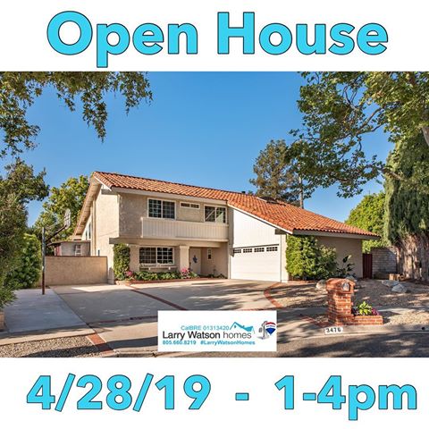 🚩OPEN HOUSE🚩 TODAY⚡️
👉4/28/19 1-4pm
📍3476 Vicki Ct. Simi Valley, Ca 93063
🤗 Welcome to this upgraded pool home located on a quite cul-de-sac in the neighborhood of Lemon Heights. Walk through the front door of this home and you are greeted with warm wood floors, soaring ceilings and an enchanting stone fireplace. The formal living room with wet bar is adjacent to the formal dining area. Step into the great room and kitchen; notice the crown molding, beam ceiling, stainless steel appliances, granite counters and that large center island you have been dreaming about. Stroll upstairs to the guest bedrooms equipped with mirrored closets, ceiling fans and high ceilings. The oversized master bedroom has beam ceilings, mirrored wardrobe, attached en-suite and an added bonus room beyond the en-suite, currently being used as a closet. The huge 4th bedroom/flex space is currently being used as a game room, however this can easily be a home office, man cave, lady lounge or bedroom. 
Spend your summer days in your own resort backyard with HUGE Pool, 2 covered patios, gazebo, multiple entertaining areas, outdoor shower and plenty of room to soak up the sun. Don’t forget a place to park your toys, 32 feet of RV parking in the driveway and if you need more… there is another 40 feet of parking that is 20+ feet wide just beyond the block wall. This home has it all, cul-de-sac, double RV and resort backyard with pool. If you want a home that has it ALL, this is the one for you.
.
.
.
#openhouse #openhousesimivalley #centralsimivalley #foothills #listwithlarry #simivalley #simivalleyrealestate #simivalleyhomesforsale #larrywatsonhomes #venturacountyrealtor #strategymatters #whoyouworkwithmatters  #larryknowssimi #larryknowsthe805 #larrylknows805 #hgtv #hgtvdreamhome #simivalleylistings #soldbylarrywatson #listwithlarrywatson #CMN #CHLA #MiracleHome #bravo #milliondollarlistingla