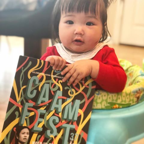 Never too early to educate the youth! And the good news is Emi seemed pretty interested. She gets it. 🤪#CAAMFest #CAAMFest37 #CAAM #Campbell #SF #family #baby #instababy #guncle #happy #hustle #marketing #cute #film #filmfestival #Saturday #memories
