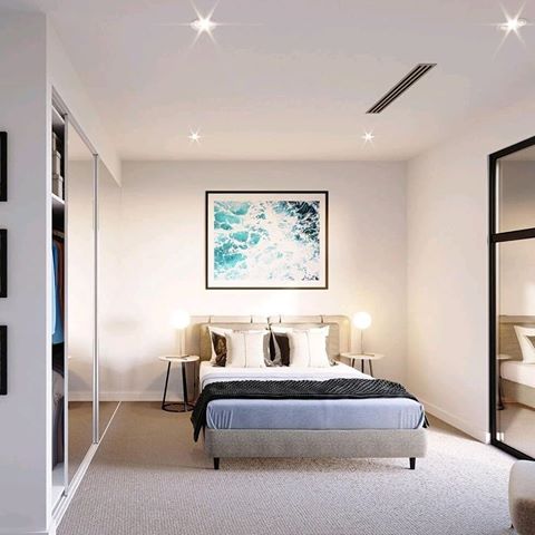This sophisticated master bedroom offers high-rise ceilings and trendsetting steel framed windows, boasting a timeless design. #riverstreetmarden⠀
___⠀
⠀
#bedroom #newhome #adelaiderealestate #adelaidelife #interiors #neautraltones #homestyling #adelaidebuilder #masterbedroom #australianarchitecture #buildingdesign #lifestyle #architexture #homesweethome #homeinspiration #relax #property #marden #architecturelovers #walkinrobe #adelaide #australia