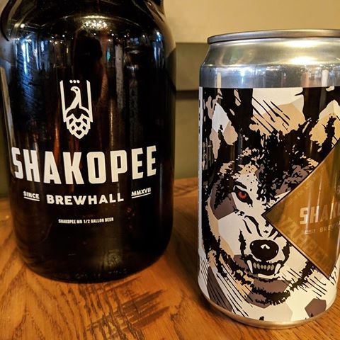 Check out that cool crowler can design!🐺🍻 A huge thanks to @otsocycles for the inspiration behind the name and meaning, as well as, @drivencoffee for the coffee making this golden lager special!🙌🏼 Stop by and try a pint today! #shakobeer •
•
•
•
•
•
#minnesota #minnesotabeer #beerphotography #beerfest #brewerylife #coffee #goldenlager #friends #cheers #photography #instabeer #beerlover #share #shakopee #minnesota #mnbeer #mnbrewery #new #ontap #instabrew #instacoffee #bike #cycling #cyclinglife #like #tag #downtown #beer #growler