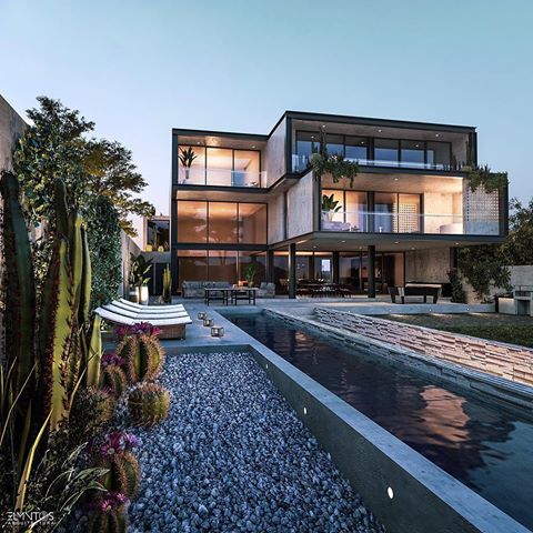 Amazing villa designed by Elmntos Arquitectura in Mexico ðŸ‡²ðŸ‡½