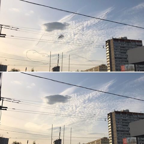 Cow-cloud) #небо #облака  #sky #clouds #spring #весна #рисуюнаоблаках  #cow #drawing #рисунок #корова  #арт #art #creative #pareidolia #pareidolie