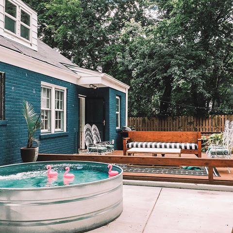We are so excited to see people like @sunwoven and @arrowsandbow creating stock tank pools in their backyards. There’s even an article we are part of on @southernlivingmag! If you haven’t already checked out their situations, do it. We know so many of you have made your own too! Don’t forget to tag us so we can see what yours looks like. When we created the original stock tank pool DIY video, there was nothing out there like it. Now 3 years after DIYing our pool, it seems like stock tank pools are really spreading around! Keep spreading the stock tank pool love and keep your eyes out for something new from us VERY soon. And as always, the original DIY is always listed in our profile or just head to our YouTube channel!