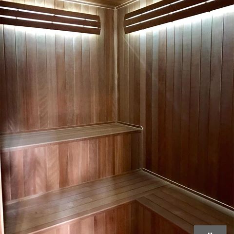 Nova sauna pronta 
Retrofit de área social de condomínio sendo finalizada