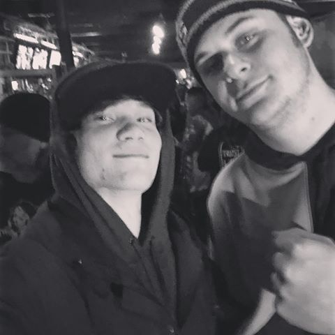 Traitors put on one hell of a show when I saw them. Sick I got this pic with @tylertraitors 🔥 #traitors #shortfused #lefttorot #rip #dwell #theritz #concert