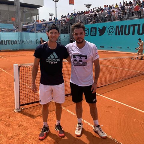 Always a pleasure to practice with you 💪 @stanwawrinka85 ( world‘s best backhand ) 😍
#cajamagica #madrid #createdwithadidas #givesyouwings #4ocean