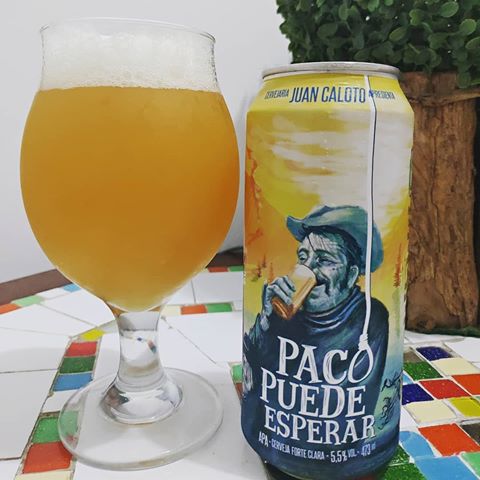 🍺 PACO PUEDE ESPERAR 🍺 ☑️ Cervejaria: Juan Caloto ☑️ Origem: São Paulo/Brasil ☑️Estilo: New England APA ☑️ABV: 5%
#beer #breja #bier #biere #birra # cerveja #cerveza #craftbeer #cervejaartesanal #beercan #beertime #beerpics #beerlovers #beerstagram #instabeer #newenglandapa #juancaloto