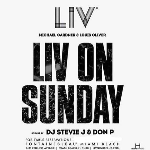 #Liv on Sunday @livmiami is the place to be on Miami/South Beach. Crazy night. You should definitely should be there. ---------------------------------------------------- TABLE/SECTION INQUIRIES ONLY 1-786-288-9504 (what's app ok) ---------------------------------------------------- #losangeles #lasvegas #okc #parties #weekend #bachelorette #sanfrancisco #fitness #indiana #lagos #ohio #california #usa #kansas #rhodeisland #delaware #denver #la #nyc #newjersey #paris #hiphop #travel #newyork #nba #nfl #lifestyle #mondriansouthbeach #lagos #slssouthbeach