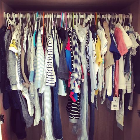 Who has an almost-one-year-old with more clothes than them?! 🙋🏻‍♀️ there are so many in the wash too! I have no idea where to put them all 🙈
#baby #babywardrobe #moreclothesthanmummy #mumlife #betterdressedthanme #home #son #love #nursery #wardrobe #ootd #babyclothes #mylife #realhomes #realhomesofinstagram