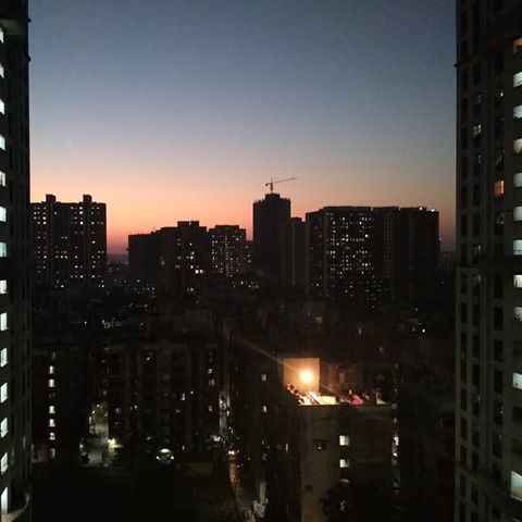 #evening #mumbai #frame #builder #skyline