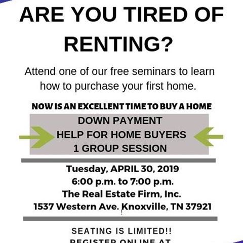 Tired of renting? Attend our FREE home 🏡 buying seminar!