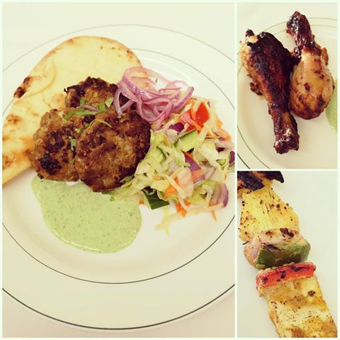 So the #chef demonstrated and served a #paneertikka, #tandoorichicken & #chaplikebab with #mintyogurt sauce, #garlicnaan & #salad! It was all so yummy 😋 #Indianfood #Indiancooking #Indian #paneer #tandoori #chicken #chapli #naan #naanbread #Danasfood #cookingclass #cooking #cookingschool #pccookingschool #foodie #foodpics #foodporn #dinner #wannabechef #chefwannabe #londonontario #ldnontario #ldnont