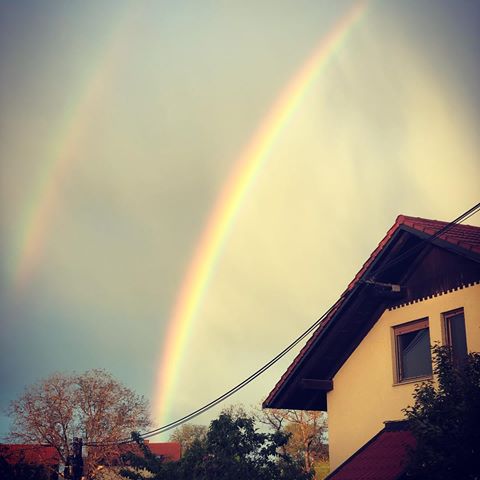 🌈 👌🏻 🌈
•
•
•
•
•
#rainbow #beautiful #sunny #afternoon #perfect #day #relax #enjoy #life #freedom #nature #picture #perfect #feeling #blessed #seizetheday #goodvibes #instagood