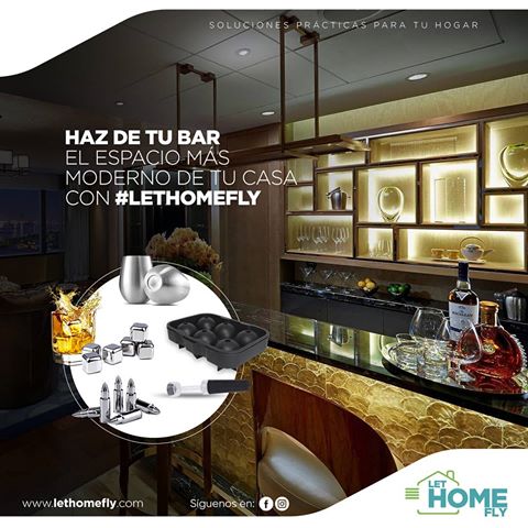 ¡Que tu #bar sea el centro de atención de tus visitas con los accesorios más modernos!😎 Puedes encontrarlos en nuestra tienda online🥃 ➡ www.lethomefly.com 
#deco #home #decoración #hogar #casa #house #funcional #innovadores