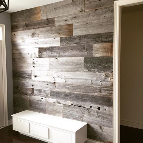 Let us design and install a feature wall in your home 🏠 using real barnwood. 💵Cost is $16 per square foot. We get the height and width measurements of your wall to determine cost. Contact us now.