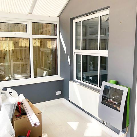 Finally got one room finished, so here’s a little before picture.
Well, it will be finished once I’ve stopped faffing about moving knick-knacks around. 
#home #decor #firsthouse #firsttimebuyer #diy #homedecor #homedesign #conservatory #interiorstyling #homerenovation #homestyle #painting #realhomes #instahome #myhome