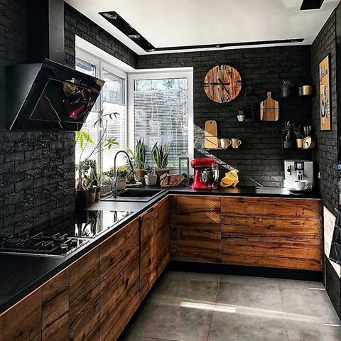 ✪
💡 Ждём от Вас комментариев и обсуждений по поводу этого дизайна Кухни? какие «+» и «—» 🤔? Нравится фасады по дерево??? Признавайтесь, кто хочет себе такую Кухню? Пишите в Директ 🛒
▿
Loft Best! 🖤
Design by @flamingos.home