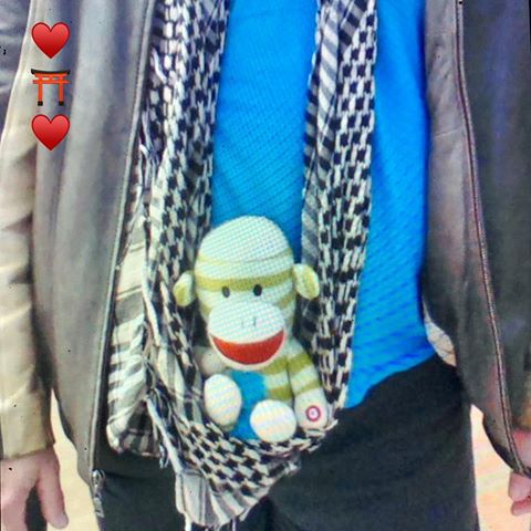 Me and My Monkey. ®️2019 #desirethegoddess #moriartmuseum #hanuman #tantra #tomford #fendi #chanelblue #gspot #luxuryhomes #artcritic