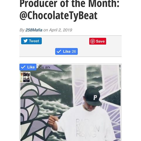 Check out @chocolatetybeat #Aprils’ #producerofthemonth •
•
•
#advertising #marketing #music #commercial #targetmarket #strategy #plans #like4like #tags4likes #instagram #facebook #twitter #videooftheday #producers #sunday #summer #NYC #studio #manager #recorddeal #publishing #distribution #itunes #spotify #beatmakers #radio #film #music #instagood )