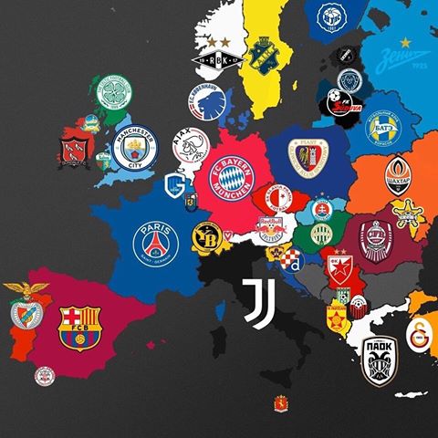 Таким был сезон 2018/19! Все чемпионы – на одном фото! 🔝 #футбол #чемпионы🏆 #европа