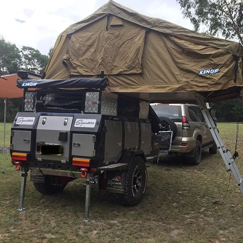 Finally got the new set up out.
Gone from Oztent to rooftop ,to this beast. Love it. 
#weekend #wander #exploring #explore #rugged #outdoors #outdoorlife #places #australia #scenery #signaturecampers #discover #freedom #living #livinglife #camper #camperlife #campertrailer #campertraileraustralia #nature #camping #4wd #4wdcamping #rooftopcamping