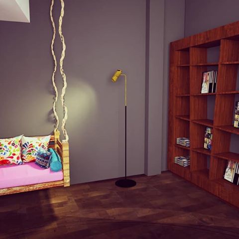 #studyplace#3dsmax#vrayrender#colourful#traditional#jhoola#interior#interiordesign#3D#