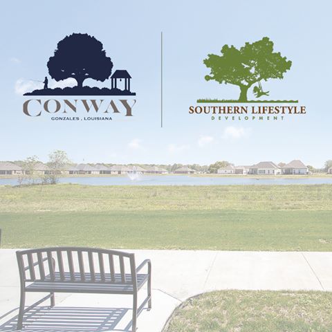 #ExploreAndLive: Conway in Gonzales, La
It’s more than just the big picture – it’s our Master Plan. Our Traditional Neighborhood Development (TNDs) in Conway values a simpler way of life, and we’re nurturing that concept right here in Gonzales. This community is flourishing month by month as new homes are built which pave the way for more amenities our residents can thrive in. Currently, Conway residents can enjoy the various ponds and pocket parks around the community. Their Town Center with band stand and plaza is almost complete and will be ready for its first event: Stars & Stripes this summer for an Independence Day celebration on July 3! Of course, more is to come and we can’t wait to continue to see Conway develop into an established community in Gonzales. #SLD #Conway #LiveConway