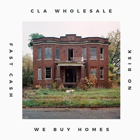 No need to hold on to unwanted property!! Here at CLA Wholesale, we buy houses with cash and close fast!!
.
.
.
.
.
.
.
#investor #investors #realestate #homeflipping #webuyhouses #metrodetroit #detroit #Michigan #wholesale #homes #fixandflip #houses #neighborhood #house #webuyhomes #entrepreneur #entrepreneurs #uglyhomes #blackbusiness #workingwomen #motivation #hardwork #inspiration #mindsetofgreatness #mindfulness