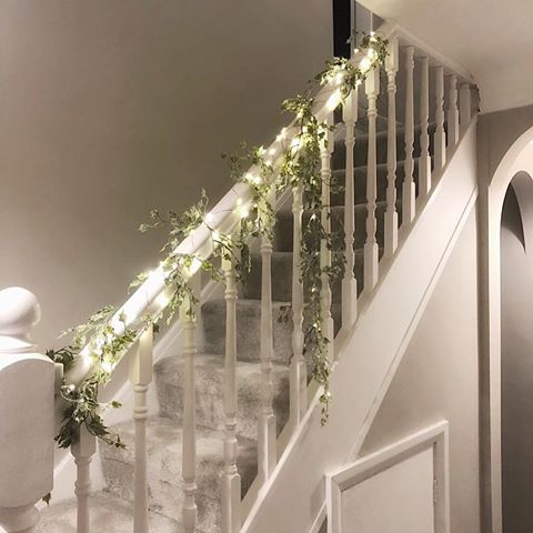 All grey everything! Yes I appreciate the photo is a little too Christmassy for April but I just love it when it’s all dressed up 😭My hallway  was one of the first designs I thought of, probably because each time I walked into the house I was desperate to change it (swipe left to see how it looked before 🙊)Painting a bannister though? Never again.
#grey #lights #hallwaydecor #interiordesign #hallway #stairs #greyhouse #carpet #homesweethome #homesofinstagram #instastyle #home #lifestyle #homeinspo #house #instahome #interiorinspo #hometrends #love #farrowandball #kitchendesign #elephantsbreath #interior444 #banister