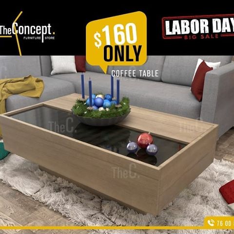 THE CONCEPT – FURNITURE STORE
COFFEE TABLE - ONLY $160
📞  76 00 56 57- 📌 BIR HASAN – SULTAN IBRAHIM ROAD
#theconceptfurniture #furniture #livingroomdesign #bedroom #diningroom #homefurniture #tvunits #accessories #homedecor #shoecabinet #outdoorfurniture #lebanon #beirut