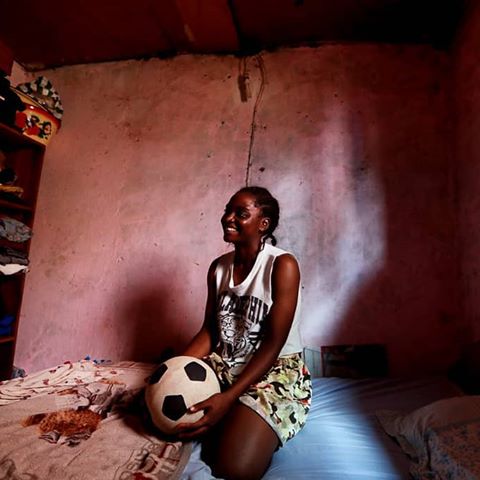 FIFA World Cup: The Cameroonian #girls who dream of football.
When Gaelle Asheri first started playing football in the dirt streets near her home in Yaounde, #Cameroon’s capital, she was the only girl on the informal neighbourhood teams.
The children played using stones for goalposts and kept score by chalking results on a wall.
Asheri, 17, and her teammate Ida Pouadjeu, 16, are now among the first wave of girls being trained by professional coaches at the Rails Foot Academy (RFA), Cameroon's first female football academy in Yaounde.
Global interest in #women's #football is growing and #FIFA hopes over a billion viewers will tune in to watch the Women’s World Cup in June.
Cameroon’s national side, known as the Indomitable Lionesses, was one of three African teams to qualify.
Go to aljazeera.com/inpictures for the story
Photos by  Zohra Bensemra/ @reuters