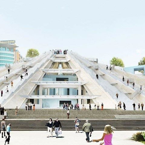 Excited to finally begin the transformation of the Pyramid - a fruitful collaboration with MVRDV, The_AADF, Tumo Center for Creative Technologies & Bashkia e Tiranës. This will be the cultural epicenter of Albanian youth, merging 4th industrial revolution skills with a mix of arts, startups & public space!
_
What do you think?
_________________
#angryarchitects 🅰️🅰️