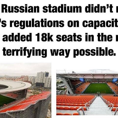 Follow @factnik_  for more interesting facts,tech stories & knowledge.
📼 Double tap for our efforts
✍️ Comment down your views
😁 Share with your friends
#factnik #facts #knowledge #russia #footbal #stadium #engineering #engineer #worldofengineering #howitsdone #instadaily  #engineeringporn #factsbygoogle #softwareengineering #satisfying #viral #invention #innovation  #science #railroadtracks #technology #viralvideos #techworld  #💥 #sher #mee #🦁