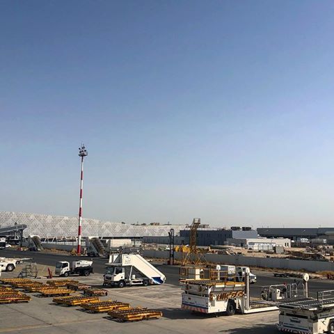 Kuwait’s new international airport. 
bye bye 👋🏼👋🏼