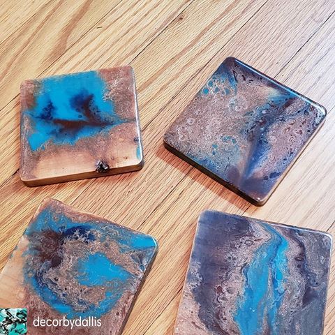 Hey everyone! Go check out @decorbydallis!!! She has some #Fun and #beautifulart pieces!
Reposted from @decorbydallis -  Getting ready for the Art Show so I want to have a variety of items.  I wish you could see the depth on these coasters!
.
.
#epoxy #resinpour #epoxyart #art #handmade #hiddentalent #therapy #decorbydallis #Lavonia #georgia #beautiful #happiness #decor #gifts #artist #color #artistherapy#coasters #colorfordays - #regrann