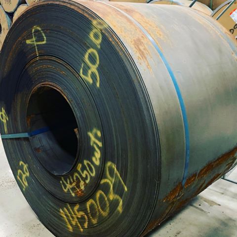 11 gauge coils in stock.  This is a great opportunity to save $ on your sheet needs #steel #steelsupply #welding #oilandgas #shipbuilding