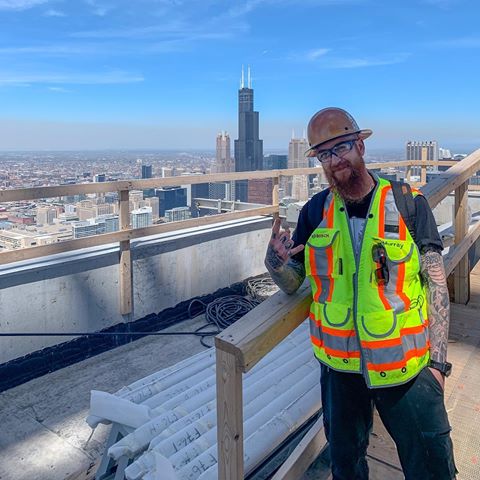 76 floors up in Chicago 🤘
•
If you know me then you know I am not good with heights
•
But this was such a cool experience for a guy that does mostly residential work
•
Thanks so much @boschtoolsna for having us out and showing us some cool stuff 👊👊
•
Here’s a great quote
“Never say never because limits, like fears, are often just an illusion.” “Fear is not real. The only place that fear can exist is in our thoughts of the future. It is a product of our imagination, causing us to fear things that do not at present and may not ever exist
.
.
.
#contractor #toolsofthetrade #construction #krugerconstruction #tools #yxe #chicago #chitown #windycity