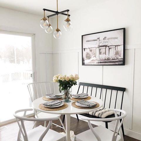 Happy Sunday everyone! I thought this was such a lovely dining room! By: @fivefeetsmall