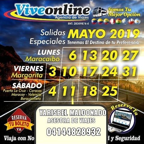 Ya disponible nuestras fechas para el mes de Mayo viaja seguro por Sur America... #Colombia#Ecuador🇪🇨 #Perú #Chile#Argentina#Bolivia#Uruguay 
#viajandoporsuramerica 
#venezolanosporelmundo