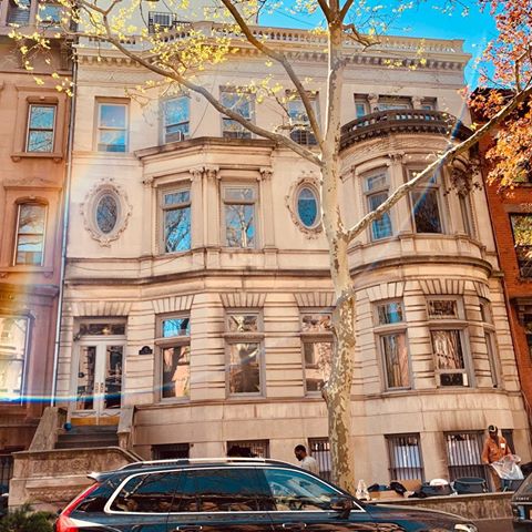 This gorgeous mansion is tucked into a row of Browstones. Never noticed it here. Wow what a home! #townhousetherapy#townhouse#brownstone
#renovation#realestate#nyc
#restoration#brooklynbrownstones#historic townhouses#fixerupper#architecture
#interiordesign#interiors#oldhouse#FortGreene#brooklynstreets