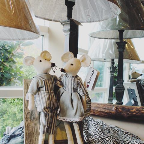 Two of our cutest childrenâ€™s toys at the moment, Mr and Mrs Mouse ðŸ�­ðŸ˜�