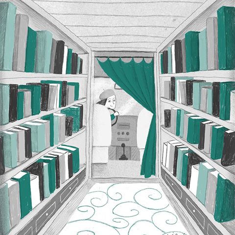 Queridos #booklovers:﻿⠀
﻿⠀
Os imaginais tener una biblioteca sobre ruedas?﻿⠀
.﻿⠀
A que molaría ejejeje﻿⠀
.﻿⠀
Ilustración de #lachicaqueleiaenelmetro﻿⠀
.﻿⠀
#leer #leermola #nuriadiaz #leerdasueños #leeriders #leeresdeguapas #leerenverano #leerparasoñar #leerlibros ﻿⠀