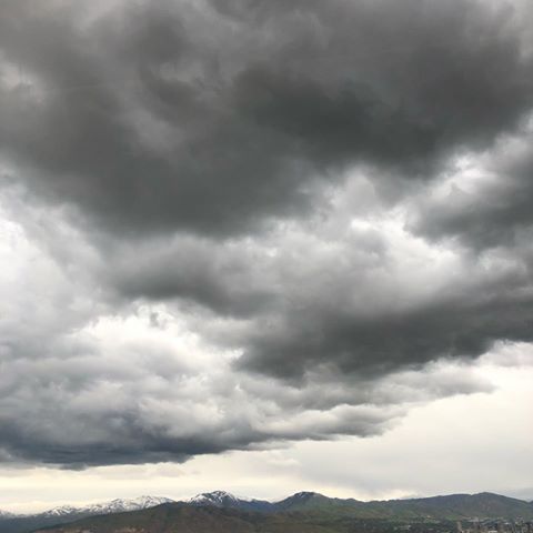 Stormy Utah. Salt Lake City. #utah #stormy #weather #clouds #ruthontheroad #nytimesassignment
