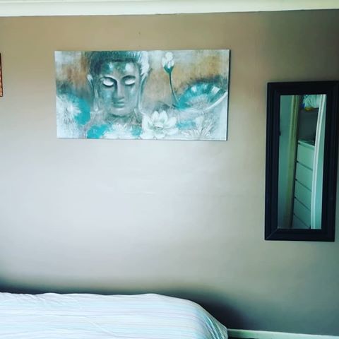 Love my Buddhist print for the wall #buddhist #buddism #buddha #print #wall #bedroom #chilled #mirror #elvis #awesome #amazing