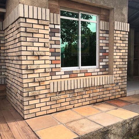 If you are committed to choosing brick and stone for your #exterior, here’s our best advice: choose the correct type of stone/colours that coordinates with the style of your home. -
-
If you would like your home to fill you with happiness every time you walk in the door, “become our customer, on-line or in-person”
-
-
#stoneveneer #nigerianbrick #brickstyle #moderndesign  #nigerianbuildings #realestate #building #architecture #homeimprovement #property #brickwall  #buildingmaterial #masonry #manufacturedstone #stonework #construction #burntbrick #waterocknigeria #bricksandstonesnigeria #madeinnigeria