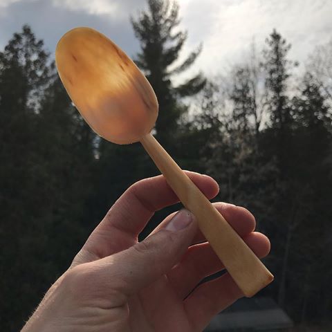 Silky smooth birch eating spoon 😁
.
.
.
.
.
.
#handmade #oneofakind #decorative #functional #knife #woodworking #sloyd #unique #natural #simple #woodcarving #wood #woodgrain #patience #greenwoodworking #axeandknife #spoons #axe #birch #spaltedbirch #cooking #moltkewoods #spooncarving #spoon #handcrafted #slöjd #birchtree #whittling #michigan