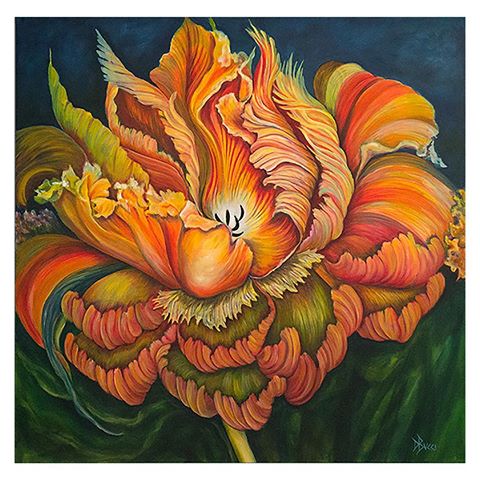 Orange lovers alert...
“Sunset Tulip”, Oil on Canvas, 37”x37”, $1,400.
Just radiates with happiness...
.
.
.
.
#debrabucciart #wilmingtonnc #wrightsvillebeach #arttherapy #artgallery #floral #orange #sunset #vibrant #fleur #flora #tulip #originalart #artstyle #interiorlovers #artflowers #fineartflowers #beautifulthings #styling #oilpainting #contemporaryart #interiorart #arttolove @artinbloomgallery