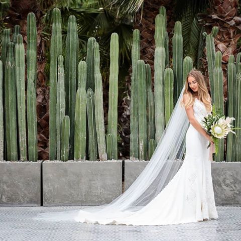 Our stunning bride beautifully captured by @annagomesphoto || Planning & Design: @eventsbybliss | Photos: @annagomesphoto | Venue, Catering & Cake: @acrebaja | Flowers: @loladelcampo | Transportation: @impalagroundservices | HMU: @blancbridalsaloncabo | Dress: @martinalianabridal | Groom’s Attire: @bebe_tailor_hoian | Bridesmaid Dresses: @showmeyourmumu | Rings: @dercodiamonds | Bridal Jewelry: @kendrascott | Shoes for Her: @ted_baker | Shoes For Him: @clarksshoes | Stationary: @minted | Music: @ipatiwish | Host Hotel: @caboazulweddings