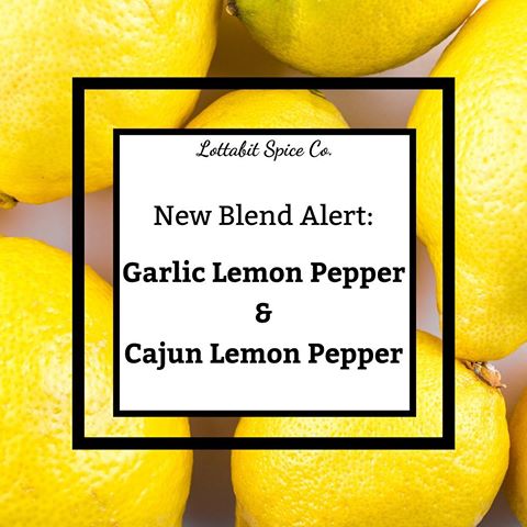 New Lemon Pepper Blends available this weekend @ La Centerra Cinco Ranch And Online!