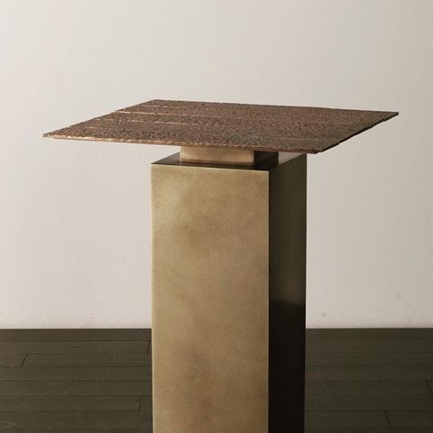 Brass “ Modernist “ table.
#interiordesign #sculpture #brass #artisan #minimalism  #interiors #art #architecture #architects #oneofakind #furnituredesign @blackmancruz